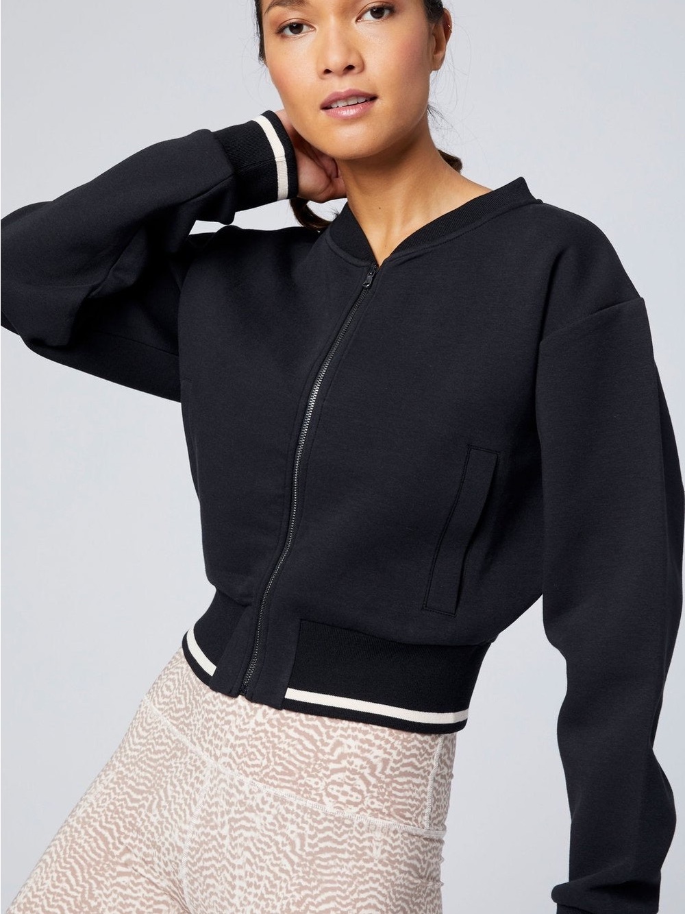 Varley NWT Cole Bomber Jacket - Black